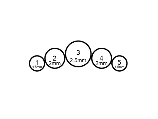 Threaded Titanium Odyssey Prium #2 Prong-set Faceted Gem End - Image 2