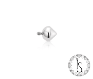 Threaded Titanium Spiked Ball