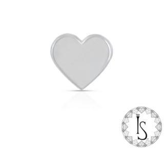 Threaded Titanium Heart #1 End