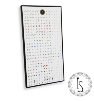Threadless End Display with Holes for 360 Ends