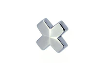 Threadless Titanium Plus Sign