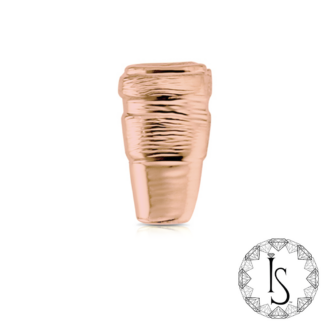 Threaded 18k Rose Gold Coffee End