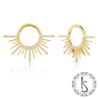 18K Yellow Gold Aklades Gem Clicker